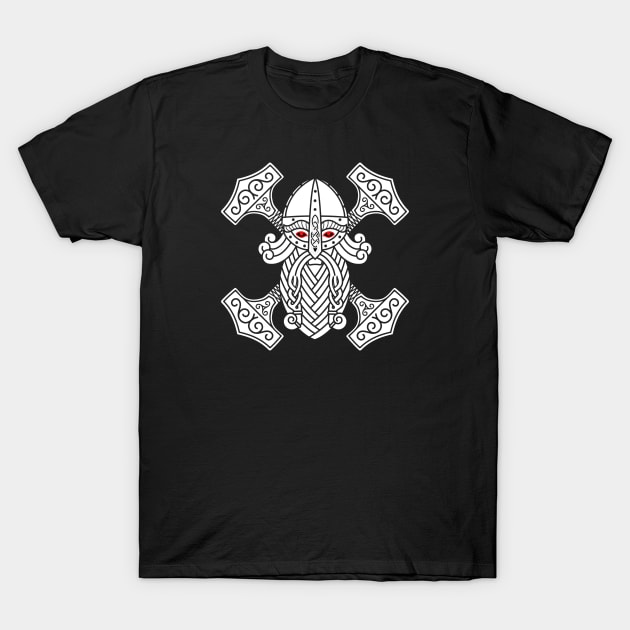 Odin King of Asgard, Norse God, T-Shirt by DesignsbyZazz